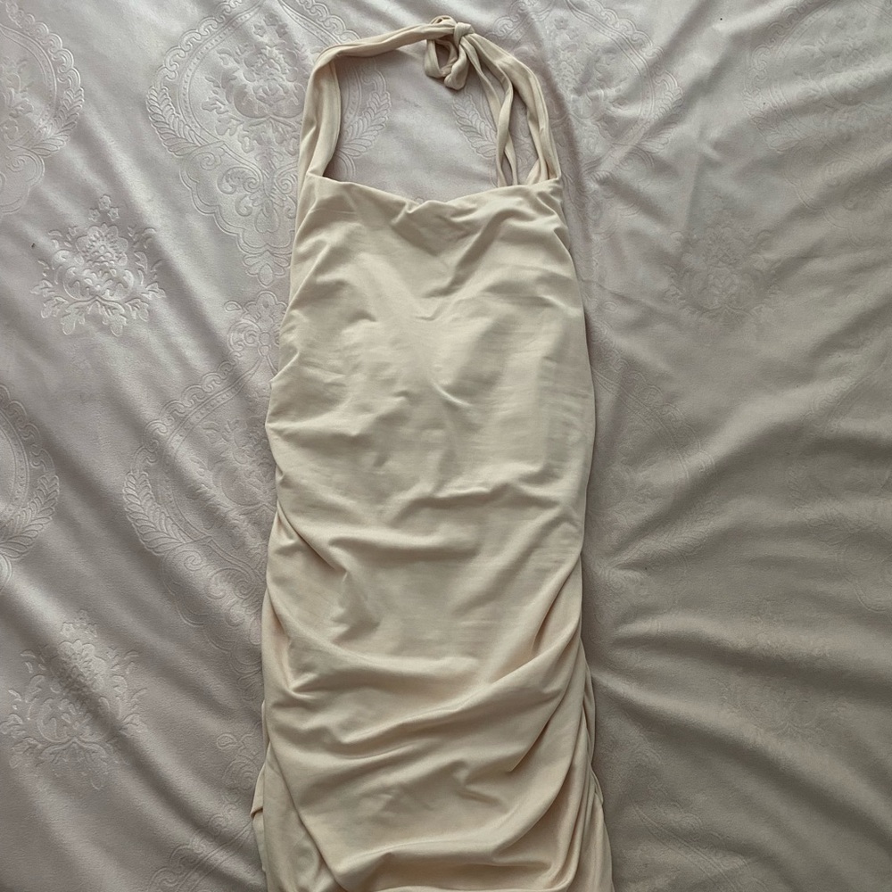 Oh Polly ruched mini dress